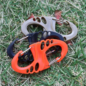 Personnalisé Auto Verrouillé Extérieur Crochet Boucle En Plastique S Mousqueton Paracord Clips Crochet pour Survie <span class=keywords><strong>Bracelet</strong></span> Porte-clés - Product Image 1