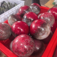 Vente en gros de tour de cristal en agate sang de poulet, sphère, cœur en quartz pour la décoration intérieure