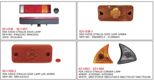 Offre Spéciale LED AMBRE OEM 55801631615 LAMPE LATÉRALE pour <span class=keywords><strong>IVECO</strong></span> <span class=keywords><strong>STRALIS</strong></span> - Product Image 6