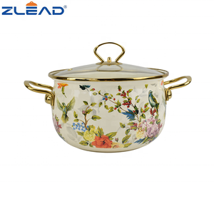 Casserole de cuisine émaillée 806D avec poignée creuse - Product Image 3