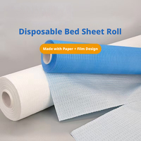 Rouleau de draps jetables en papier laminé pour examen médical, imperméable, résistant à l'huile, épaissi, personnalisable, désinfecté à l'ozone