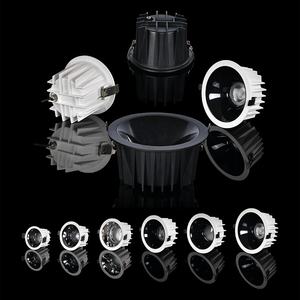 Downlight noir rondelle murale lumière réglable blanc aluminium <span class=keywords><strong>Cube</strong></span> Downlight boîtier ampoule lumière du jour haut fournisseur Led Downlight - Product Image 5