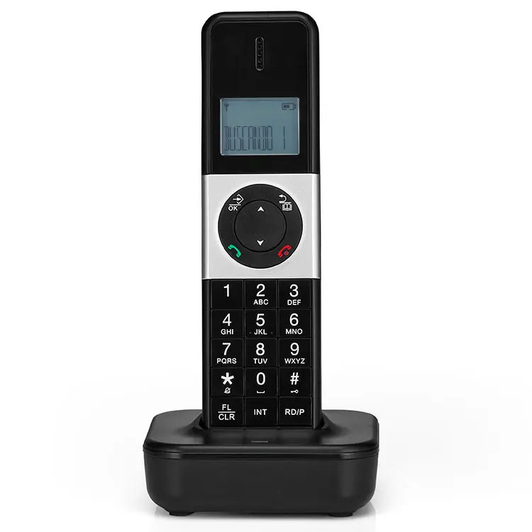 โทรศัพท์ไร้สายแบบพกพาสำหรับบ้านที่มี Backlit หน้าจอปุ่มใหญ่อินเตอร์คอมและ Unsurpass ช่วง <span class=keywords><strong>DECT</strong></span> โทรศัพท์ไร้สาย