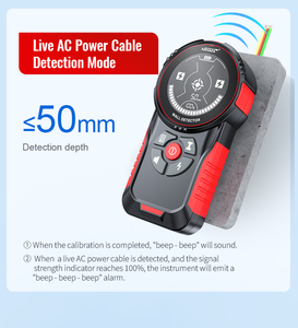 เครื่องสแกนผนังดิจิตอล NOYAFA NF-5102 ตรวจจับโครงเหล็ก ไม้ สายไฟ AC  หน้าจอสี TFT 5 ซม. สำหรับ IP54 รับประกัน 1 ปี - Product Image 4