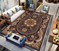 Tapis floral bohème moderne pour salon, fabriqué à la machine, respectueux de l'environnement, adapté aux animaux domestiques, sur mesure, épaisseur 6 mm