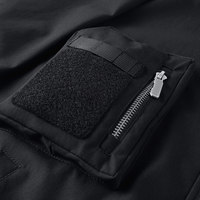 Blouson Bomber Asymétrique Noir Streetwear Hip Hop Léger Tactique pour Homme – Veste de Randonnée Style Universitaire