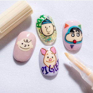 Bolígrafos de esmalte de uñas impermeables personalizados, rotulador de punta fina para dibujar uñas, bolígrafo de grafiti con tinta permanente - Product Image 3