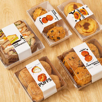 Accepter Boîte personnalisée avec couvercle transparent Boîte à hot-dogs Plateau en papier Emballage alimentaire en papier kraft