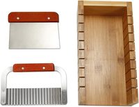 Coupe-savon manuel en bois, outil de découpe en bois, moule à savon réglable, kit de fabrication de savon DIY fait main pour petites entreprises