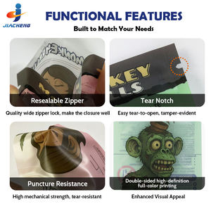 Sacchetti Personalizzati per Semi con Chiusura su Tre Lati, Laminati Impermeabili con Finestra Trasparente per Semi di Verdure - Product Image 4