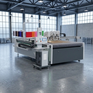 CE TOP CNC Découpeuse numérique automatique à plat avec couteau oscillant, moteur et pompe, écran tactile 7 <span class=keywords><strong>pouces</strong></span>, haute précision - Product Image 1