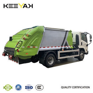 4 tấn 5 Tấn Công suất JMC nén Xe tải rác <span class=keywords><strong>LHD</strong></span> rhd DIESEL thu gom rác xe tải tùy ChỉNh Nóng bán - Product Image 5