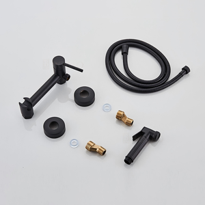 Bathroom Accessories Wall Mounted Toilet <strong>Bidet</strong> Spray Set Brass Hot and Cold Water <strong>Bidet</strong> Shattaf Faucet <strong>Taps</strong> <strong>for</strong> Hotel Use - Product Image 6