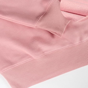 เสื้อสเวตเชิ้ตคอวีทรงยาวไซส์ใหญ่สำหรับผู้หญิงสำหรับฤดูหนาว |   ผ้าฟลีซ 50% ผ้าฝ้าย 50% โพลีเอสเตอร์ |   เสื้อพูลโอเวอร์แฟชั่นลายโลโก้สั่งทำสุดหรู - Product Image 4