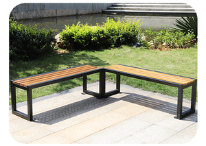 Phong Cách Hiện Đại PS Gỗ Kim Loại Bàn Ăn Băng Ghế Dự Bị Đặt Nhà Máy Bán Buôn Có Thể Gập Lại Ngoài Trời Dã Ngoại Bảng Cho Patio Hoặc Nhà Hàng Sử Dụng - Product Image 5