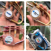 Großhandel Werbeaktion Individuelles Logo Universelles Einziehbares Ladekabel 3-in-1 Mehrfach-USB-Ladekabel mit Eigenem Logo