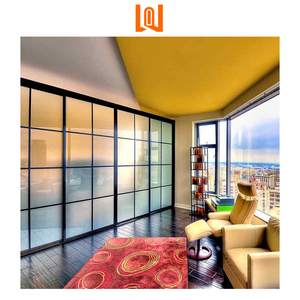 Pháp nhôm low-e kính nội thất Slide cửa phòng khách phân vùng cửa trượt - Product Image 3