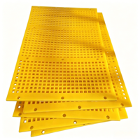 Plaque de tamis vibrant en maille polyester, sur mesure, super antichoc, en polyuréthane polymatériau, pour déshydratation