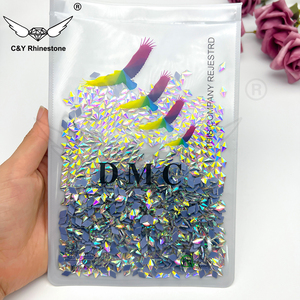 CY HS yüksekliği kaliteli fantezi şekiller taşlar demir sıcak düzeltme cam kristal AB Rhinestones aksesuarları için - Product Image 6