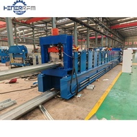 Machine de profilage automatique haut de gamme pour panneaux métalliques, poutres en W à deux et trois ondes, et barrières de sécurité routières