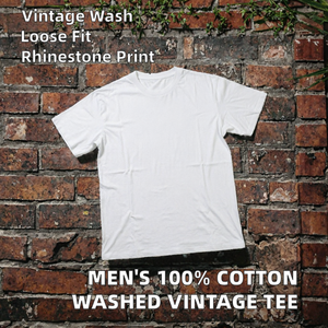 260g 100% Cotton Washed Vintage <b>T</b> <b>Shirt</b> O Neck Short Sleeve Oversized Tee Gradient Batik Print Quick Dry - Product Image 2