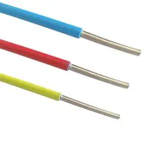 Cable eléctrico con núcleo de cobre aislado de PVC de 450/750V, Cable trenzado de 2, 5 mm2 para uso doméstico para aplicaciones aéreas