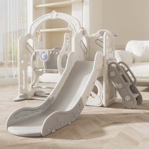 Trẻ em trong nhà trượt lâu đài Swing gia đình đặt có thể gập lại nhỏ bé Đồ chơi trượt nhựa - Product Image 3
