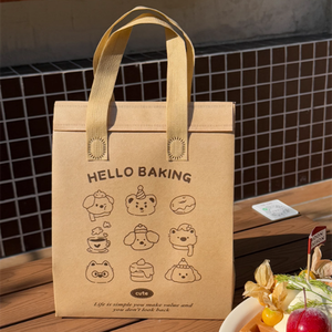 Bolsa Térmica de Lujo Aislada de PP Ecológica para Llevar Bebidas Frías/Calientes, Pizza, Plegable, de Gran Capacidad, para Entrega de Alimentos - Product Image 4