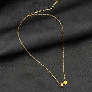 Nouveau collier original transfrontalier avec lettres 3D baseball 26, en acier inoxydable de haute qualité plaqué or 18 carats, ne se <span class=keywords><strong>d</strong></span>écolore pas - Product Image 4