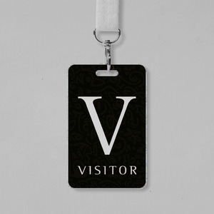 Kích thước tiêu chuẩn không có chip PVC kinh doanh thẻ truy cập cho phép quản lý du khách - Product Image 5