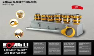 China Factory 12R Steel Electric <strong>Pipe</strong> Threader Machine Ratchet Tube Cutting <strong>Tool</strong> Hand <strong>Tools</strong> - Product Image 2