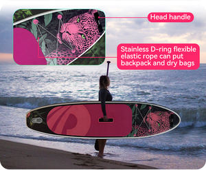 NOUVEAU - Planche de surf gonflable en promotion avec sac <span class=keywords><strong>à</strong></span> dos, pompe et pagaie pour une utilisation polyvalente et facile - Product Image 3