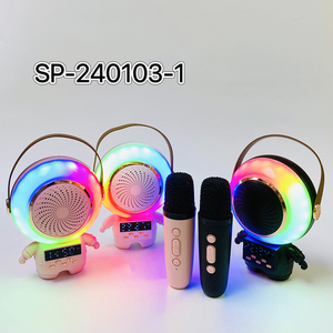 Nouveau haut-parleur Bluetooth portable <span class=keywords><strong>mini</strong></span> SP-240103-1 RGB Astronaut avec microphone, karaoké, basses <span class=keywords><strong>HIFI</strong></span> et horloge - Product Image 2