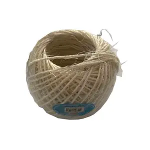Плетеная витая веревка из 100% натурального джута, декоративный шнур «сделай сам» 2 мм ~ 10 мм, перерабатываемый упаковочный Канат из сизаля