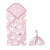 Vente en gros Couverture d'hôpital pour nouveau-né en tricot de coton doux et confortable extensible pour bébé