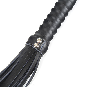 Fouet BDSM de qualité supérieure (véritable) Flogger en cuir jouets pour adultes pour Couples jouer à l'équitation Crop Bull Whip jouets sexuels bdsm fessée fouet - Product Image 4