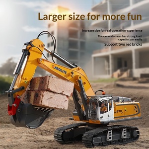 Excavatrice RC électrique à grande échelle 1:18 en alliage Kabolite K336 améliorée K5901, <span class=keywords><strong>Bulldozer</strong></span> RC <span class=keywords><strong>Huina</strong></span> - Product Image 4