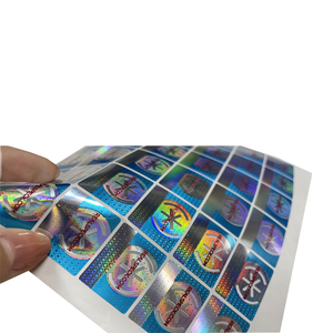 Etiquetas Adhesivas Anti Transferencia con Cambio de Color Holográfico de PET Resistentes a los Arañazos, Anti Falsificación, Impresión <span class=keywords><strong>Digital</strong></span> para Embalaje - Product Image 2
