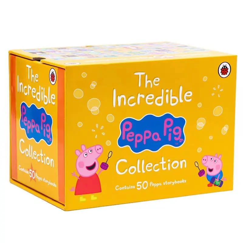 L'Incroyable Collection Cochon Célèbre Coffret de 50 Volume Livre d'Images pour Enfants