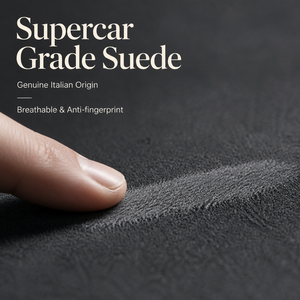 <span class=keywords><strong>Coque</strong></span> de téléphone pour <span class=keywords><strong>iPhone</strong></span> 15 Pro Max, en Alcantara italien véritable, boutons métalliques entièrement recouverts, attraction magnétique, service OEM/ODM - Product Image 2