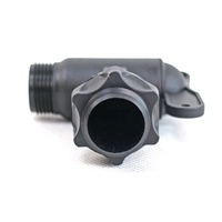 Accessoires de remplacement en PP noir, adaptateur pour robinet de réservoir d'eau, installation facile