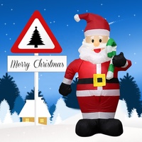 120CM/4 M Grande Lumineux lumières De Noël en plein air santa claus Gonflable Décoration avec Construire-dans LED Blow Up pour Xmas Party