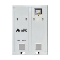 Compresor de Aire Scroll sin Aceite Airking de 11KW, 15HP, Refrigerado por Aire, Estacionario, Bajo Ruido, Uso Médico, Motor PLC, Bomba con Rodamientos, Control LCD