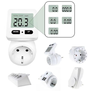 Bán hot thời trang đơn giản an toàn đáng tin cậy kỹ thuật số <span class=keywords><strong>LCD</strong></span> màn hình hiển thị wattmet Ổ cắm điện Adapte Đối với trang chủ - Product Image 5