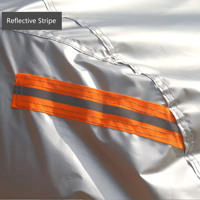 Housse de voiture en film d'aluminium imperméable, protection UV quatre saisons, anti-rayures, personnalisable