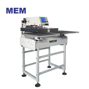 Máquina de prensado en caliente neumática de doble estación semiautomática para TQA-4050, máquina de impresión de camisetas por sublimación, 40x50cm