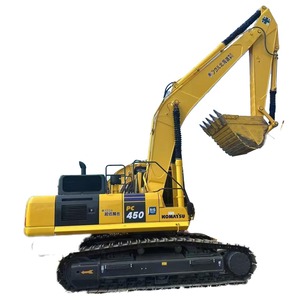 Excavatrice Komatsu PC450 d'occasion de bonne qualité et à prix abordable, 45 tonnes, grande excavatrice d'occasion avec marteau hydraulique, conforme aux normes EPA. - Product Image 1