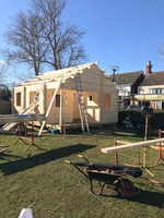 Senfya Maison en bois traditionnelle à 1 ou 2 chambres / Cabane en bois / Chalet en bois avec garantie de 3 ans pour une vie à la campagne