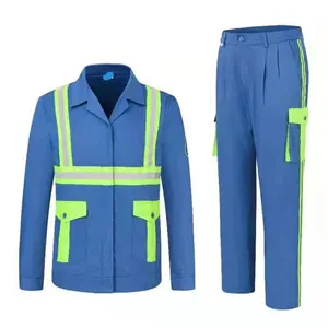 Ropa de trabajo para minería, traje de Caldera, ropa de trabajo de panoplia, ropa de trabajo ignífuga de 100% algodón