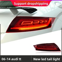 Conjunto de Luces Traseras LED Rojas Completas para Audi TT 8J 2006-2014, Luz de Freno, Señal de Giro Secuencial, Conexión CAN Bus, Plug and Play, Pieza Automotriz